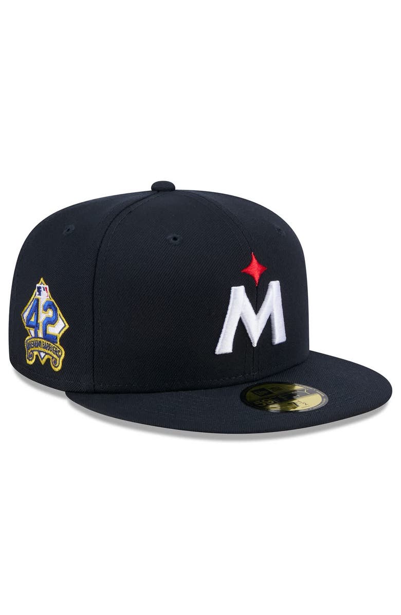 New Era Men's New Era  Navy Minnesota Twins 2025 Jackie Robinson Day 59FIFTY Fitted Hat, Main, color, 