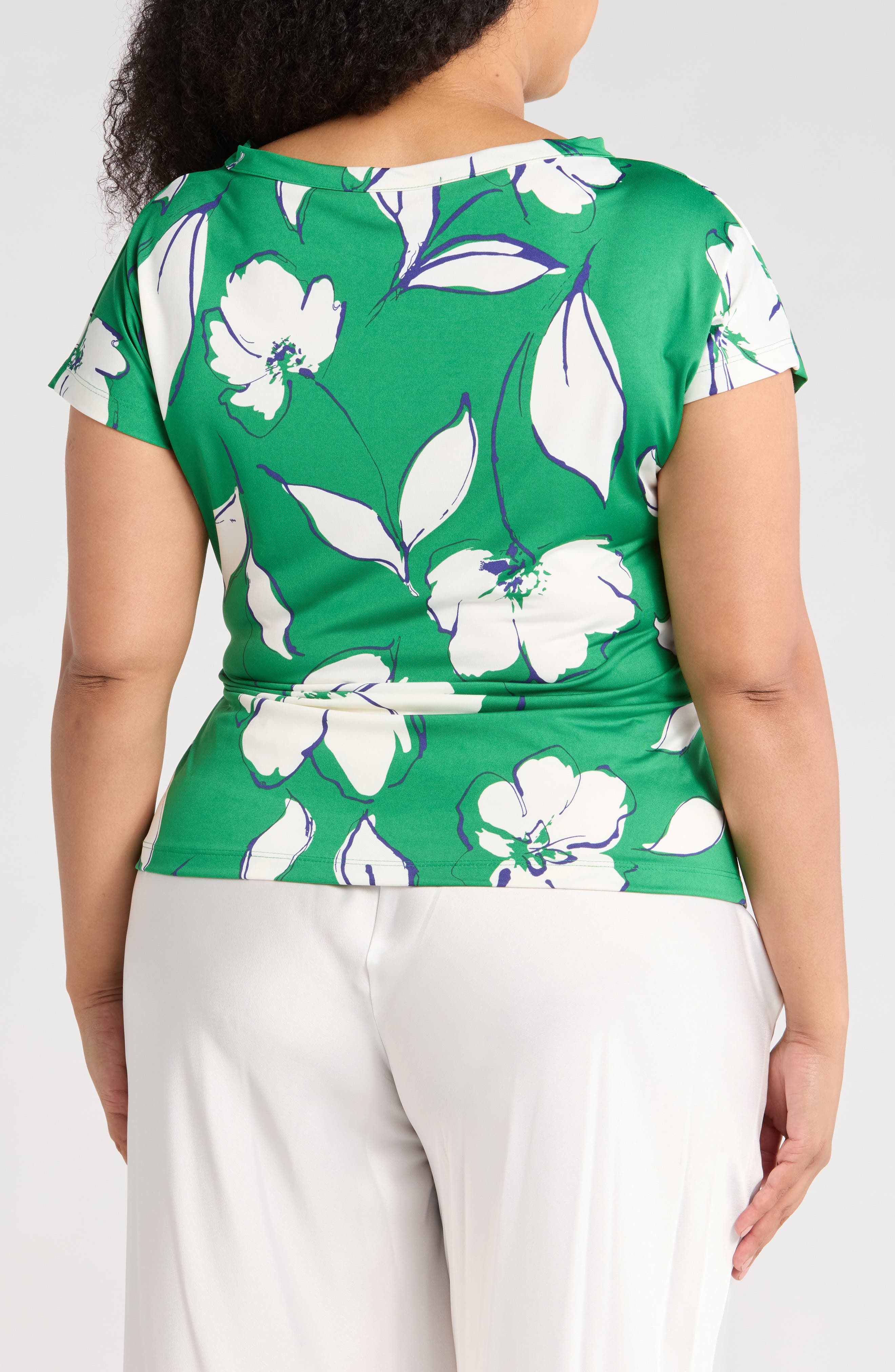 Floral Knotted Top - image 2