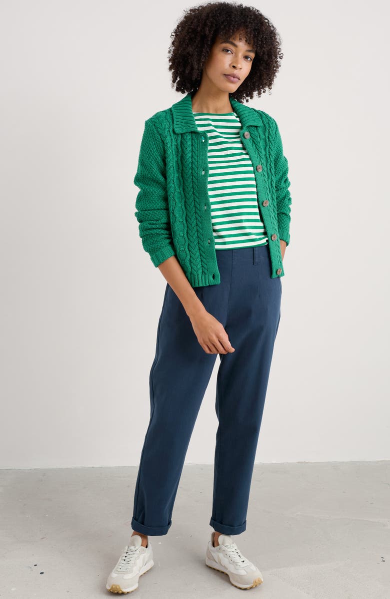 Seasalt Cornwall Waterdance Tapered Leg Pants, Alternate, color, Maritime