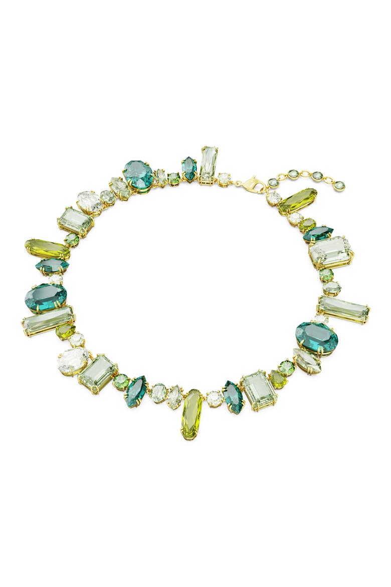 Gema Crystal Choker Necklace, Alternate, color, GREEN MULTICOLORED