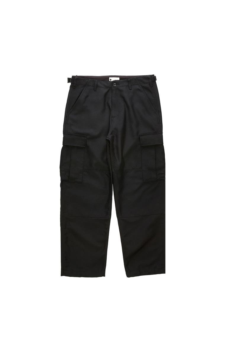 vowels Wool Blend Cargo Pant, Main, color, Black