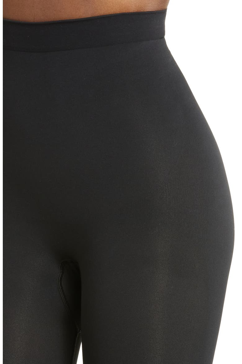 Seamless Sculpt Mid Thigh Shorts, Alternate, color, ONYX