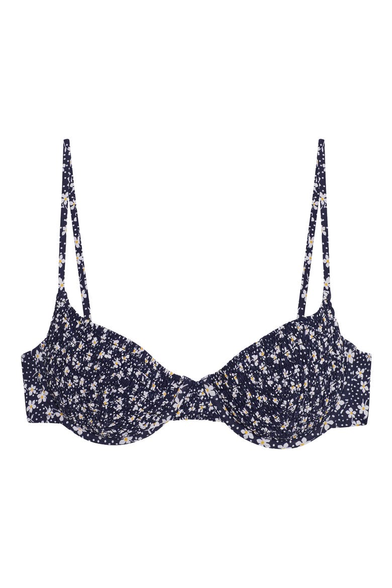 Underwire Balconette Bikini Top, Alternate, color, BLUE MULTI