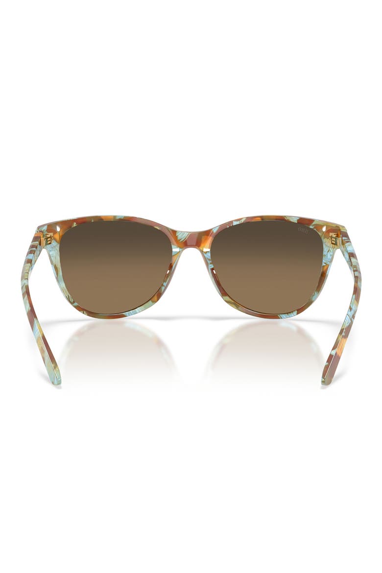 Catherine 57mm Gradient Polarized Phantos Sunglasses, Alternate, color, CIELO OCEAN TORT / COPPER 580G