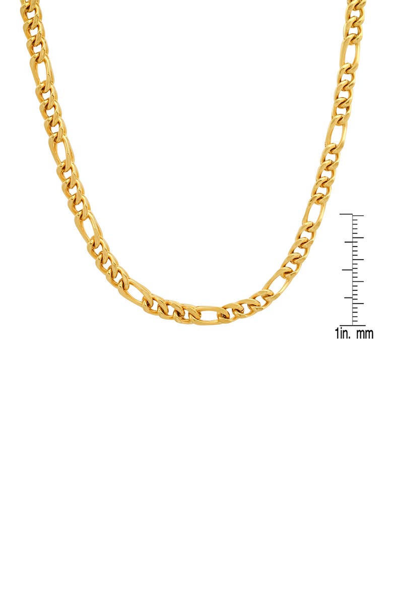 Chain Linked Necklace, Alternate, color, YELLOW