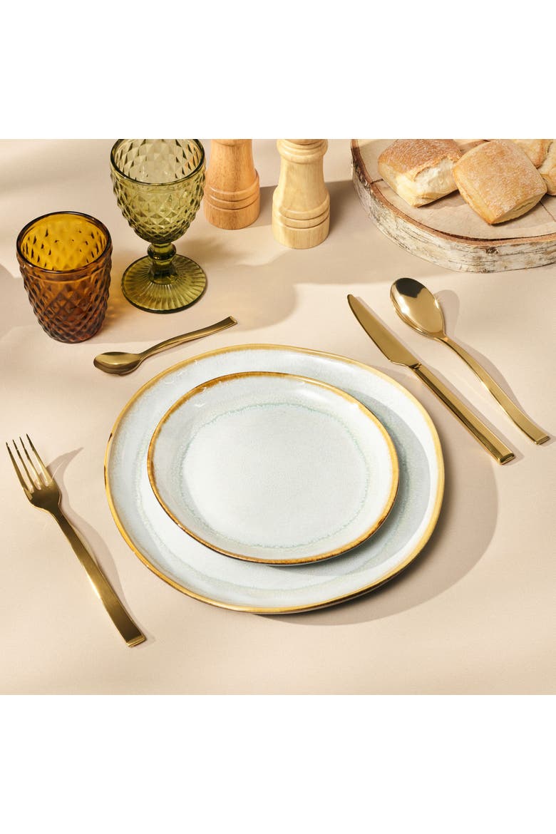 Side PVD Gold 5 Piece Place Setting, Alternate, color, GOLD