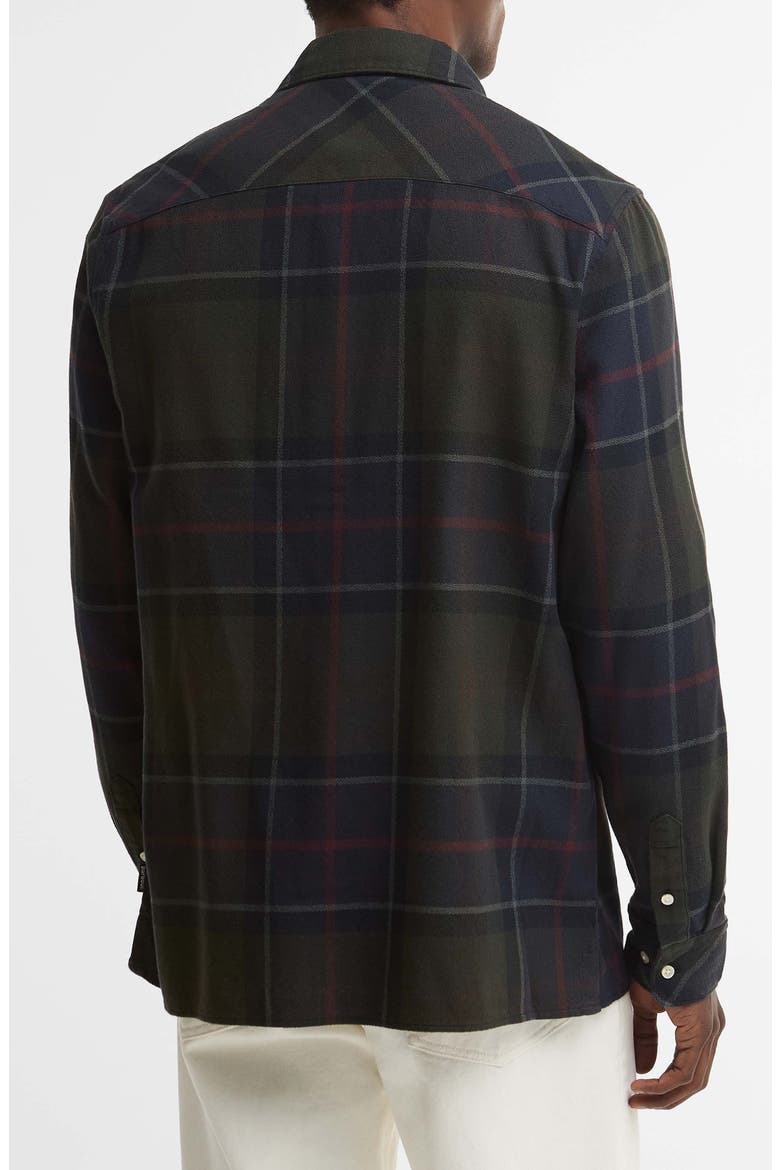 Bourne Relaxed Tartan Button Front Shirt, Alternate, color, SHADOW CLASSIC TARTAN