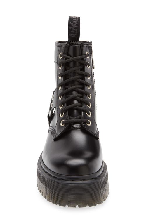 Dr. Martens 1460 Harness 8 Eye Boot In Black