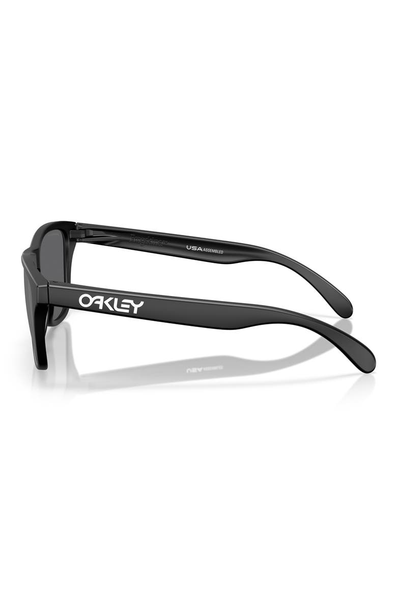 53mm Prizm™ Polarized Round Sunglasses, Alternate, color, MATTE BLACK / POLAR