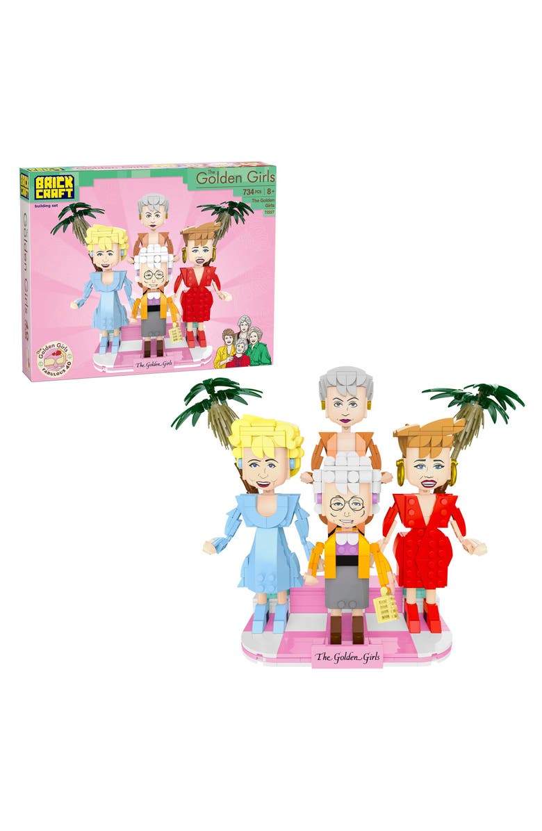 Brickcraft The Golden Girls Living Room Building Set, Main, color, Yellow