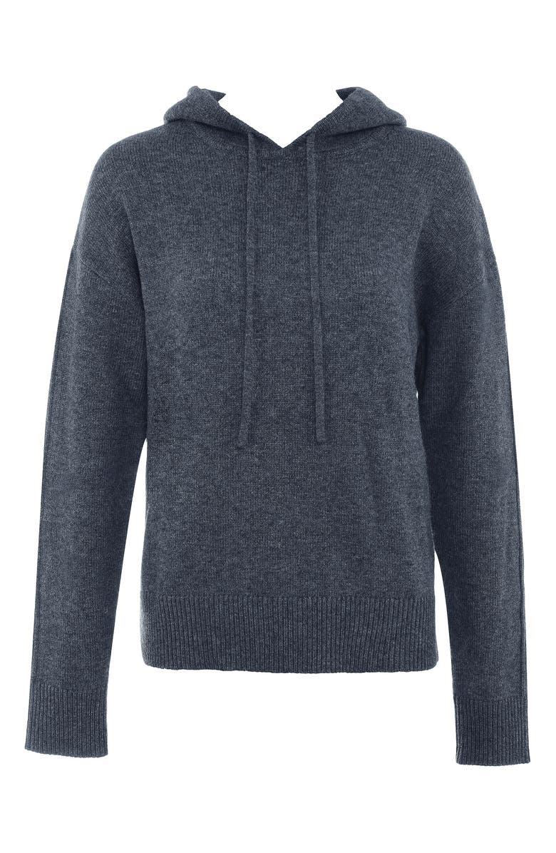 HOUSE OF CB Jionni Hoodie Sweater, Alternate, color, Grey Melange