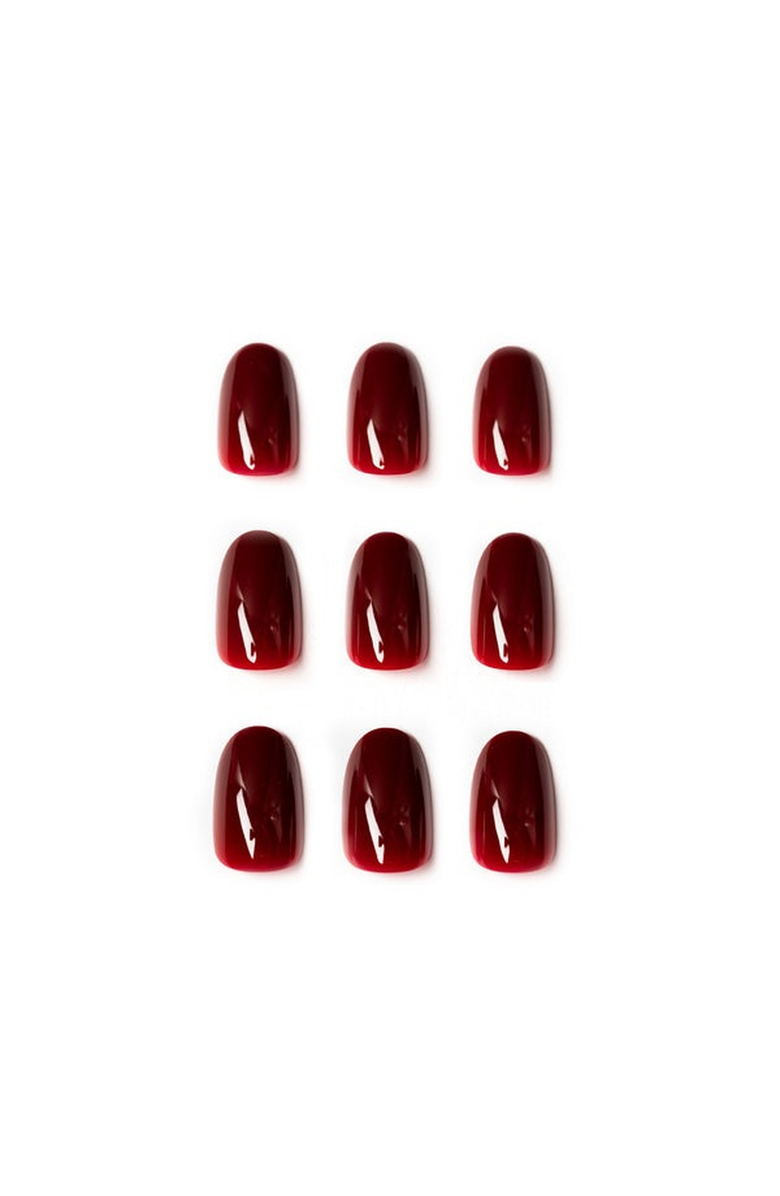 ORLY Bus Stop Crimson Solid Press-On Nails, Alternate, color, NO COLOR