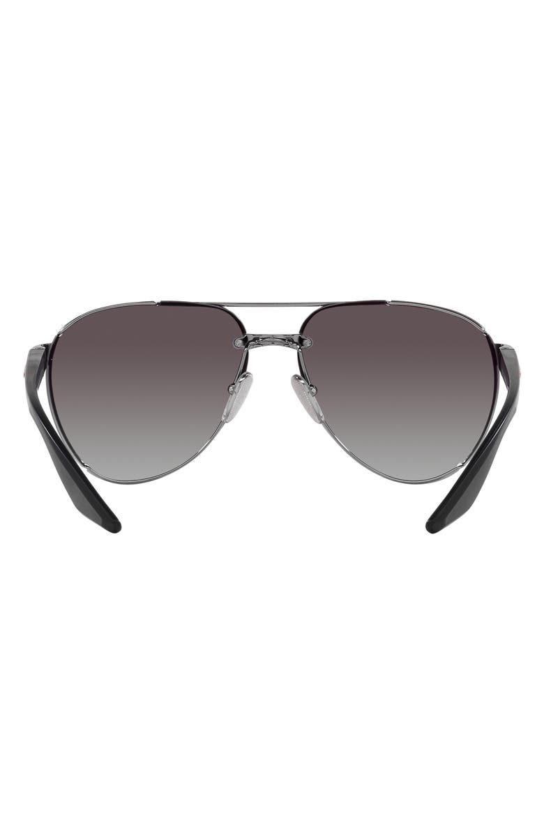 PRADA SPORT 61mm Gradient Pilot Sunglasses, Alternate, color, 