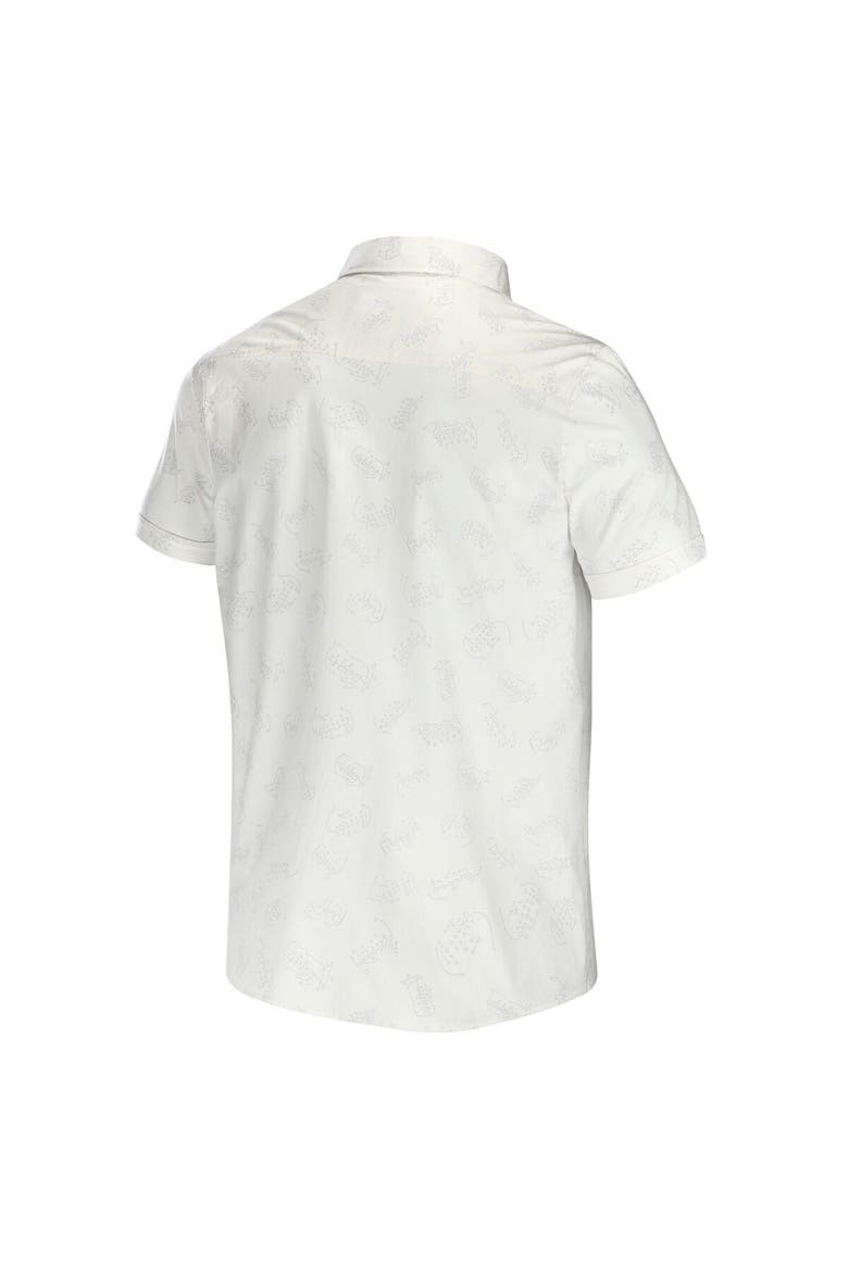 Men's NFL x Darius Rucker Collection by Fanatics White New England Patriots Woven Button-Up T-Shirt, Alternate, color, White