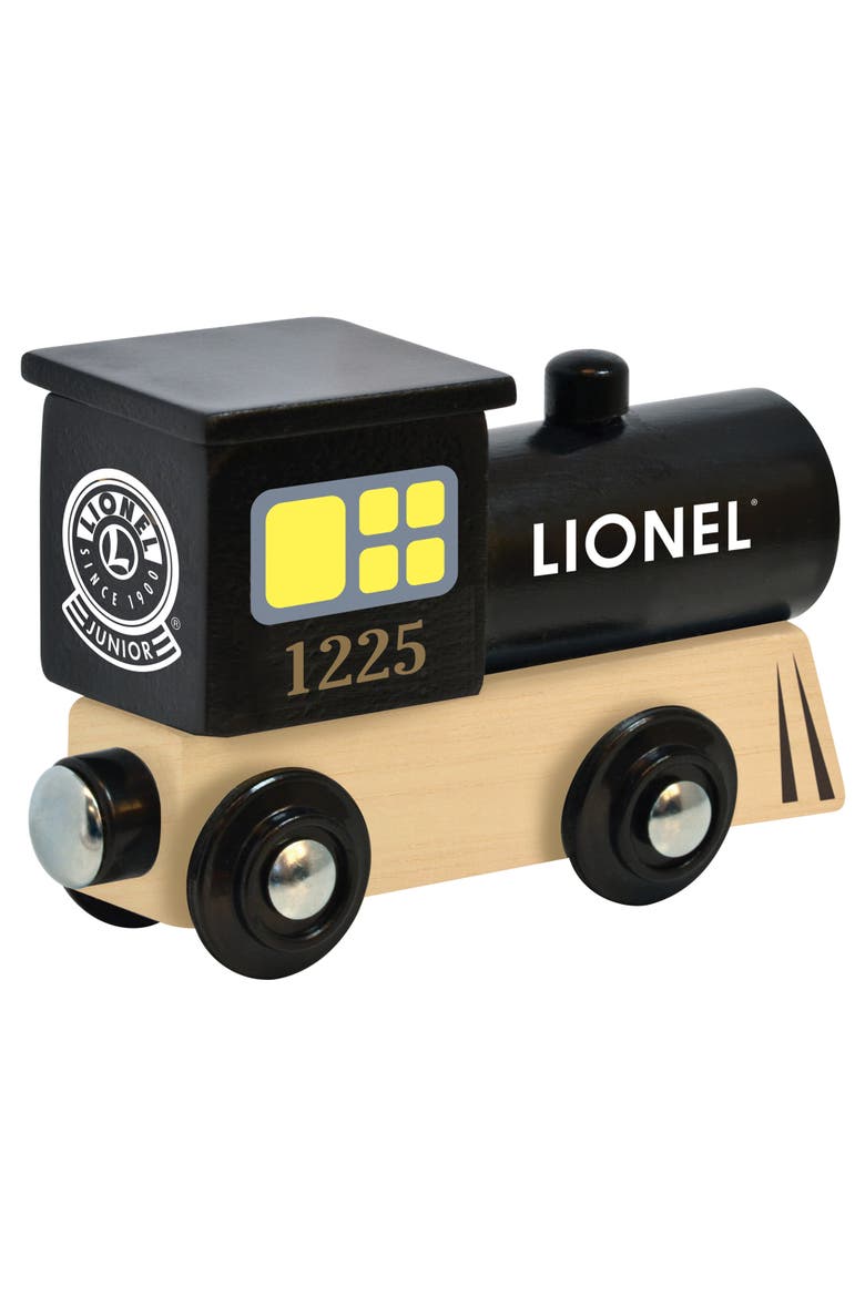 Lionel Wood Toy Train Engine, Main, color, Multicolor
