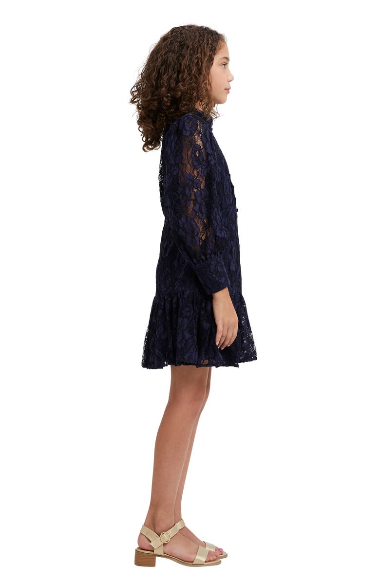 Bardot Junior Kids' Talina Lace Long Sleeve Dress | Nordstrom