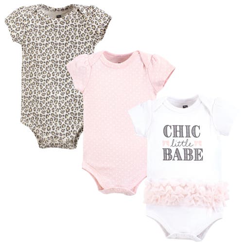 Hudson Baby Cotton Bodysuits 3-pack