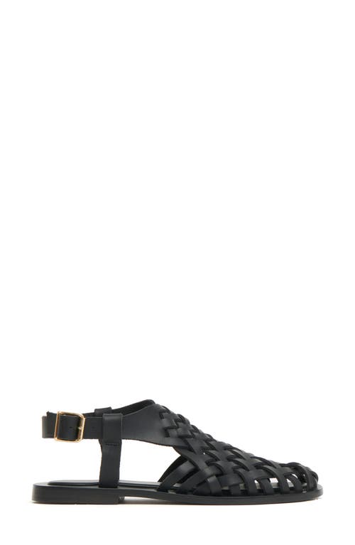 Mansur Gavriel Woman Sandals Black Size 8 Leather