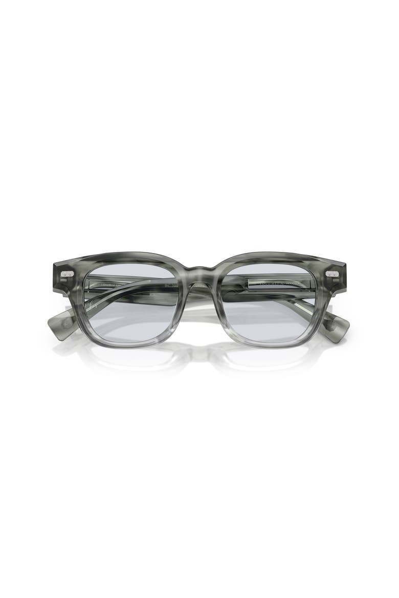 48mm Rectangle optical glasses, Alternate, color, Grey
