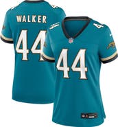 Nike Women's Nike Travon Walker Teal Jacksonville Jaguars Prowler Throwback Game Jersey