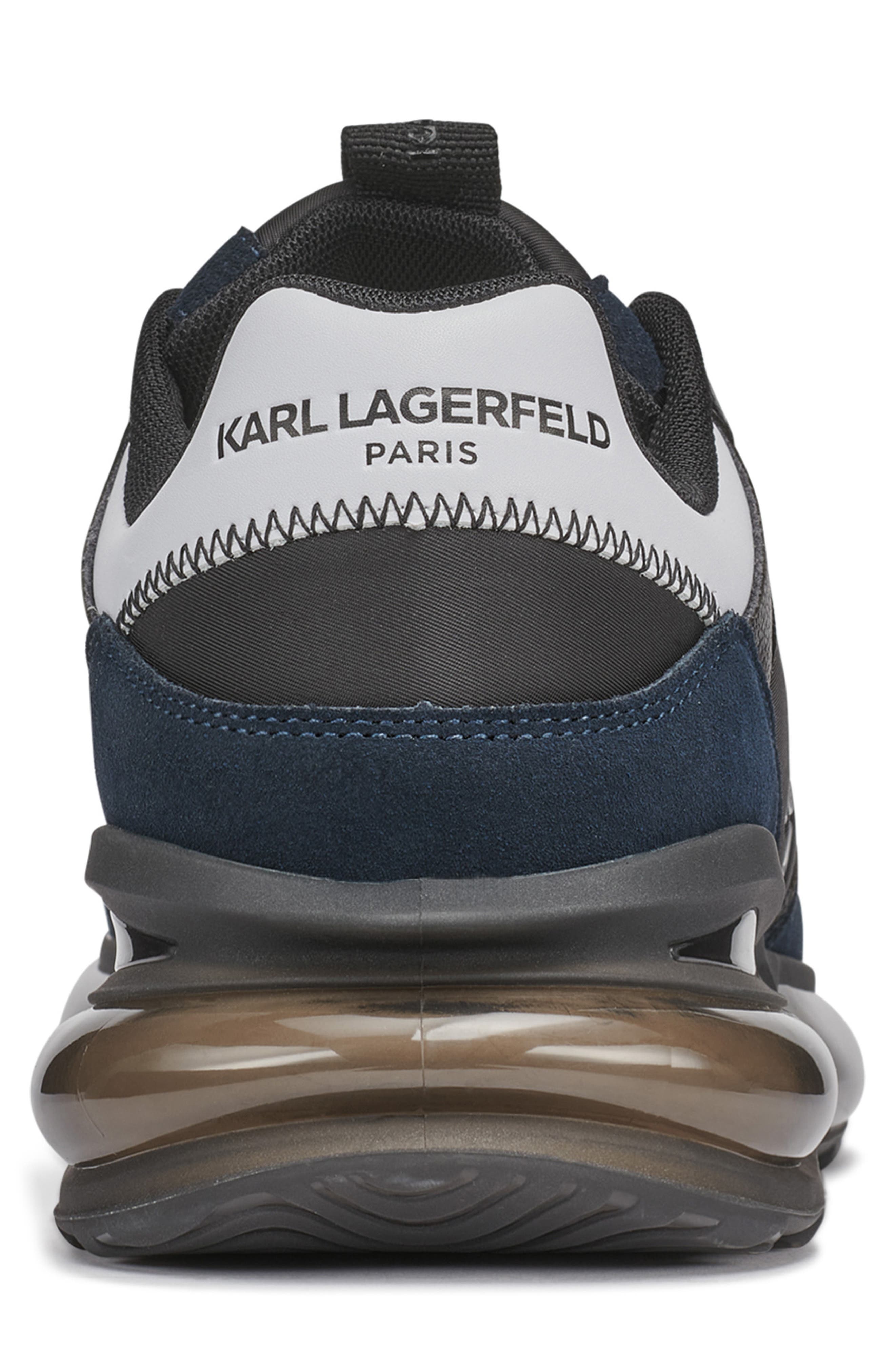 Athletic Karl Head Sneaker, Alternate, color, NAVY