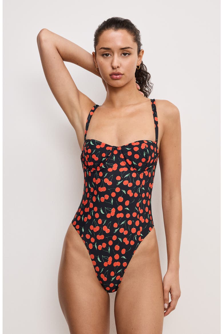 Cherry Underwire One-Piece Swimsuit (Women) | Nordstrom