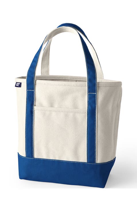 Open Top Canvas Tote Bag