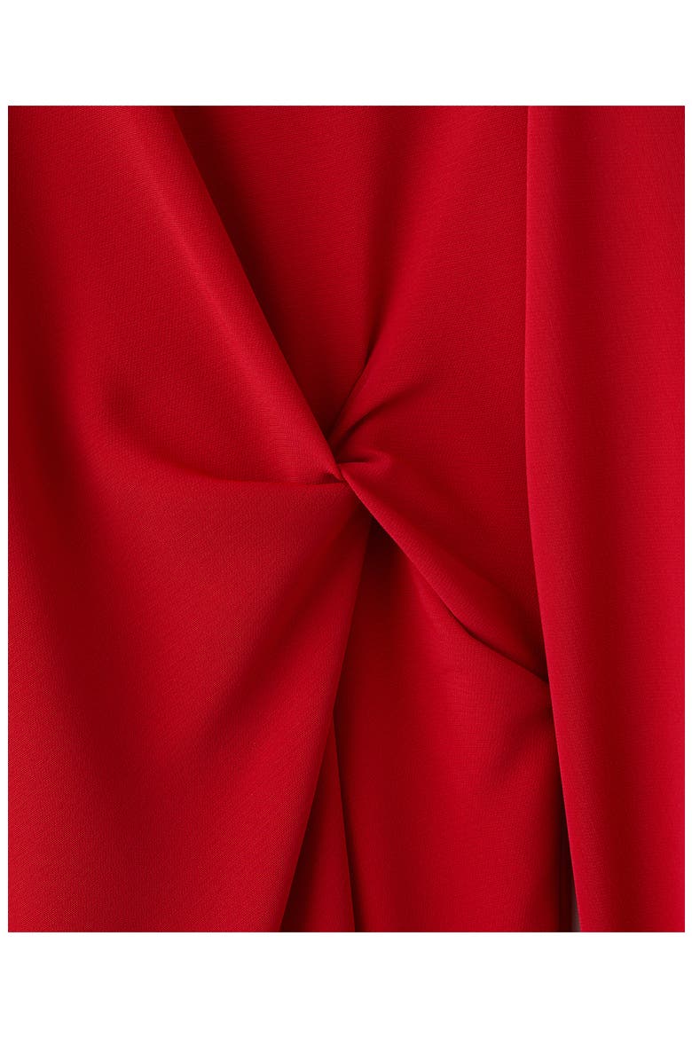 Side Twist Dress, Alternate, color, RED