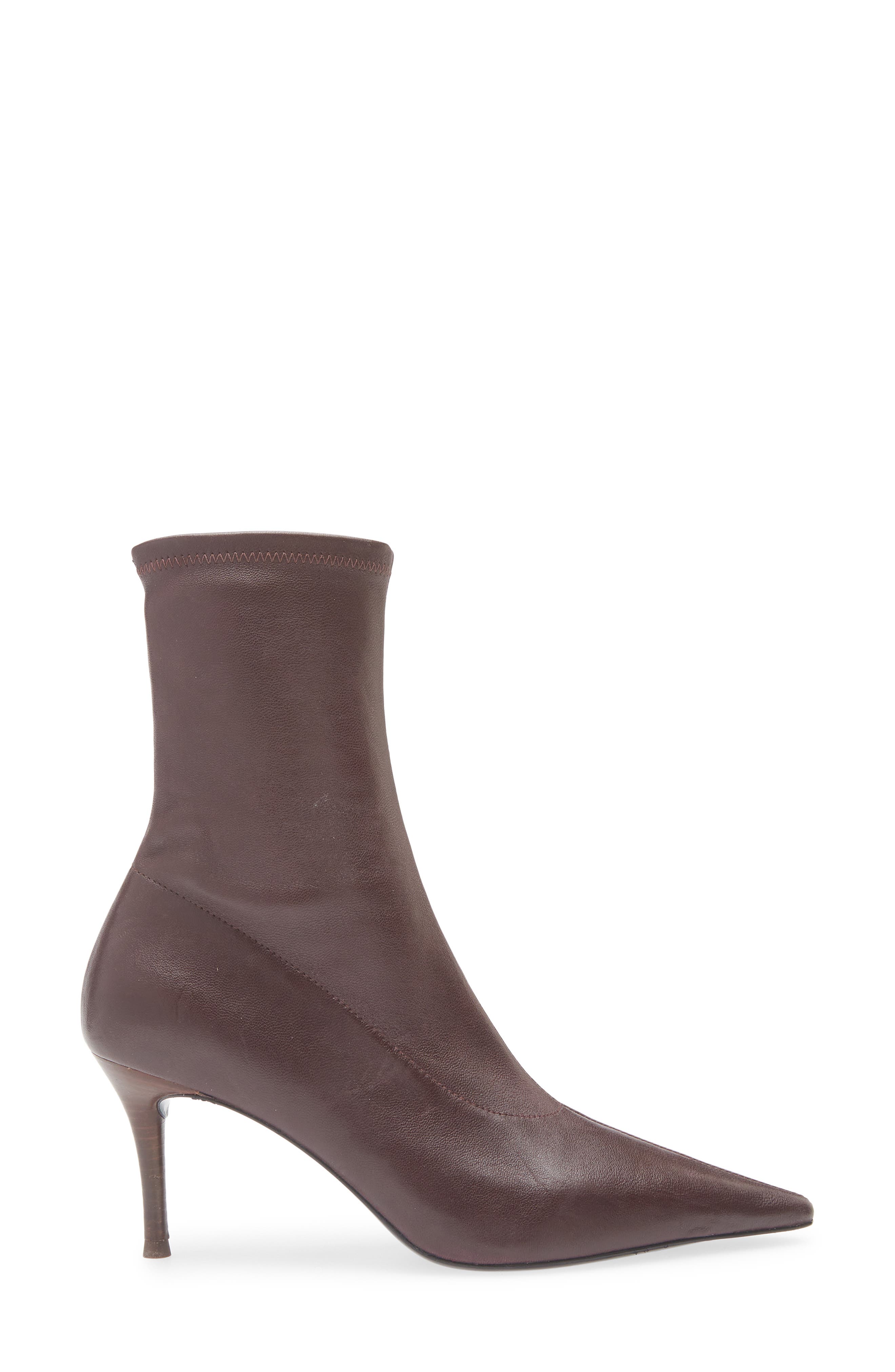 rag & bone Mercer Pointed Toe Bootie, Alternate, color, Bordx