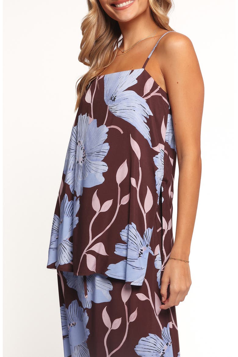 Angie Square Neck Sleeveless Top, Alternate, color, BLUE POPPIES