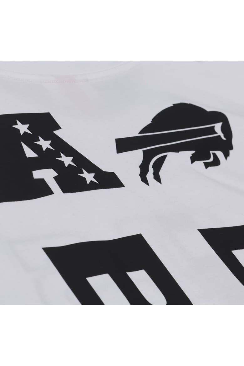 Men's Mitchell & Ness White Buffalo Bills Monochrome T-Shirt, Alternate, color, White