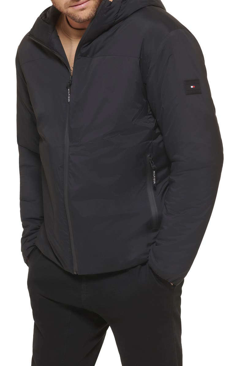 Tommy Hilfiger Water Resistant Hooded Insulated Jacket, Alternate, color,