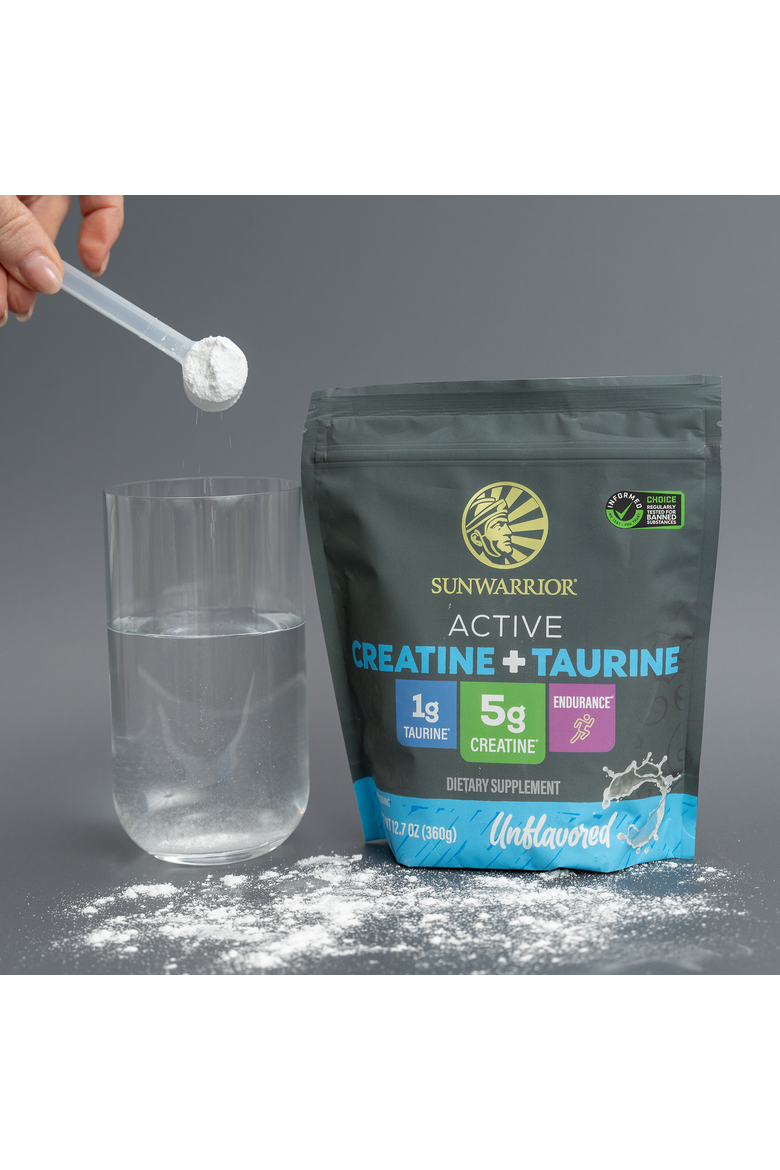 Active Creatine + Taurine Powder, 360g, Alternate, color, No Color