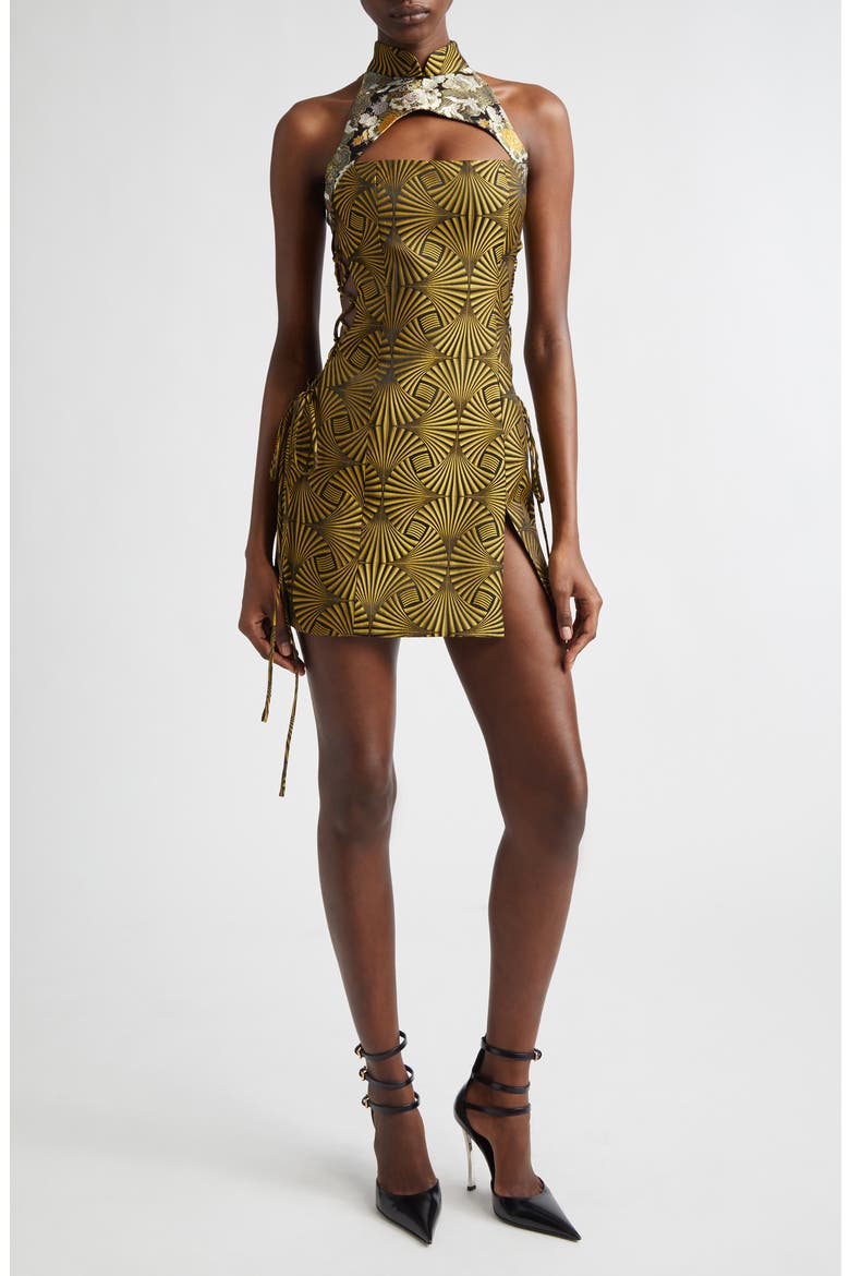 kim shui brown dress Jeannie Mini Dress in Brown Small / Brown