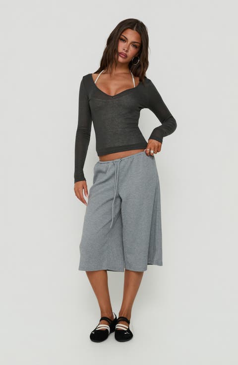 Lyrra Waffle Jersey Jorts