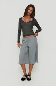 Princess Polly Lyrra Waffle Jersey Jorts