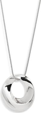 Nordstrom Bold Sculptural Twist Pendant Necklace