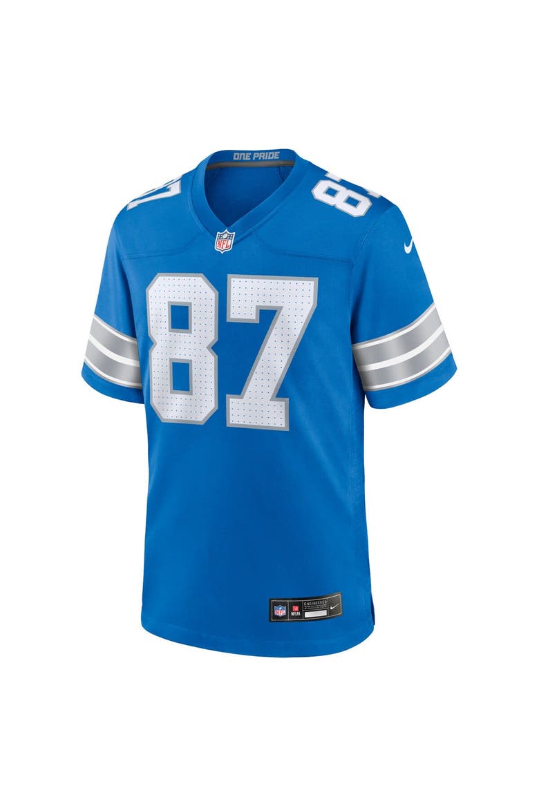 Men's Nike Sam LaPorta Blue Detroit Lions Game Jersey, Alternate, color, Blue