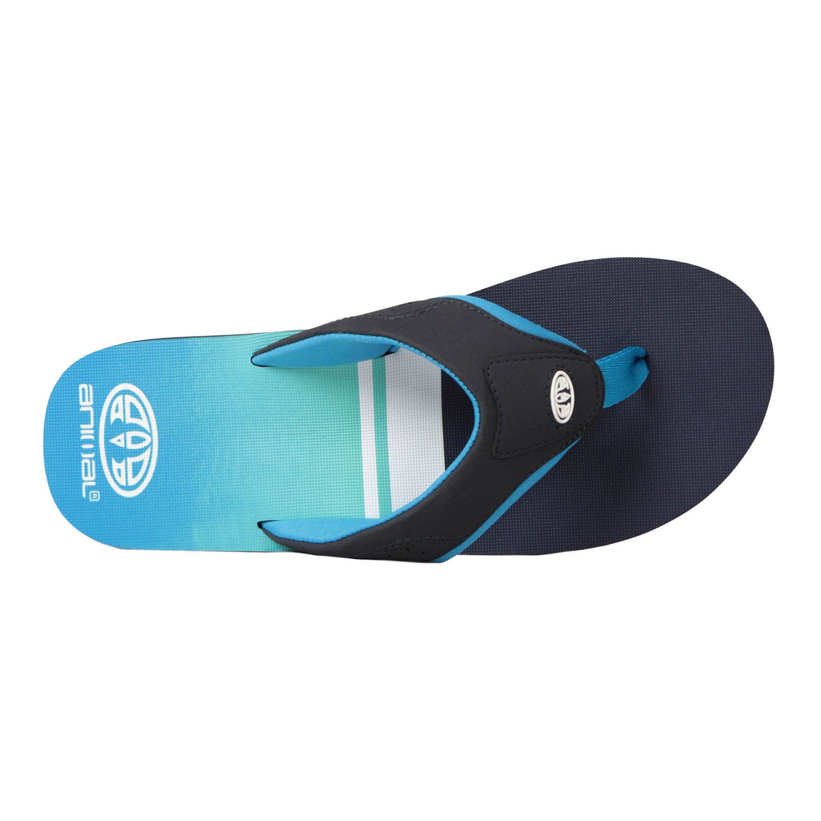 Jekyl Colour Block Flip Flops, Alternate, color, Blue
