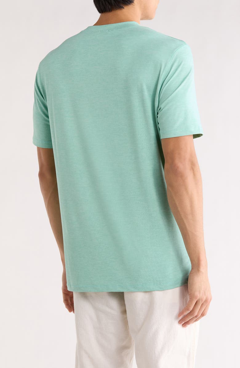 Bugatchi Crewneck Performance T-Shirt, Alternate, color, Mint