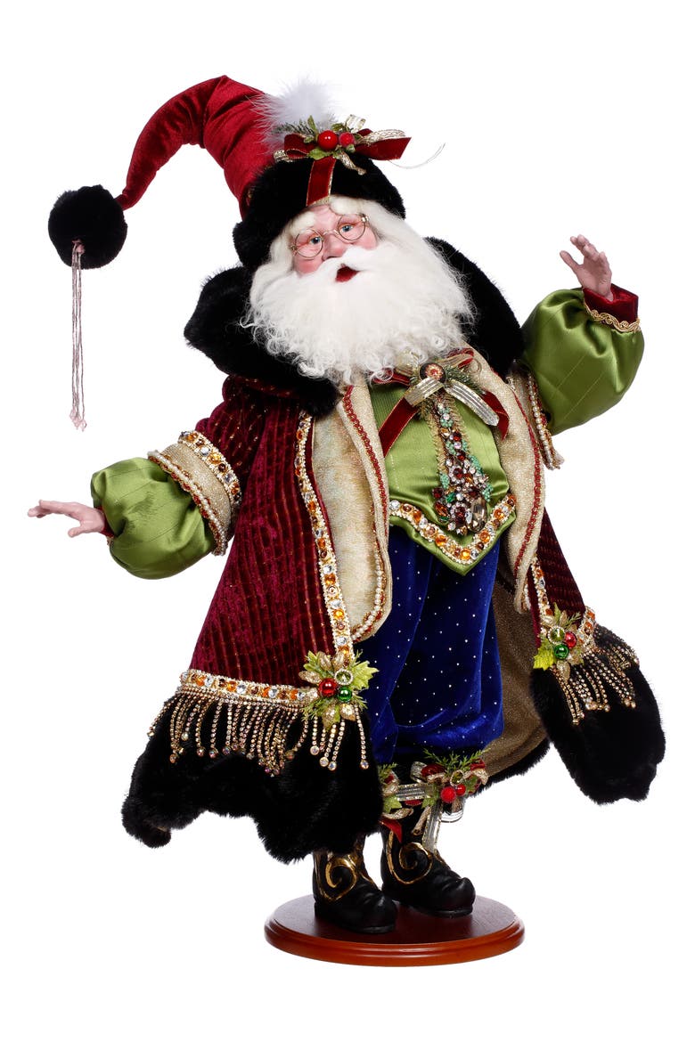 Jewels & Gems Santa, Main, color, Red