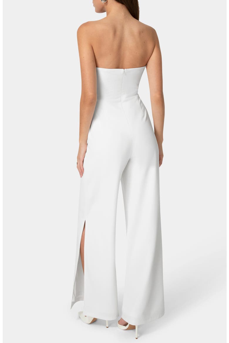 Strapless A-Line Jumpsuit, Alternate, color, IVORY