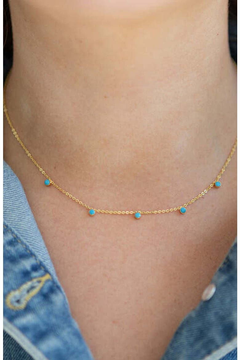 Addison Necklace, Alternate, color, Gold