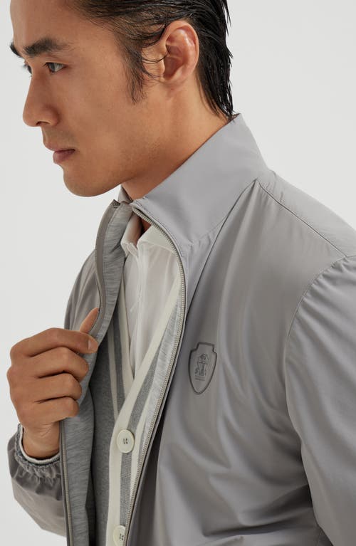 Brunello Cucinelli Reversible Jacket In Gray