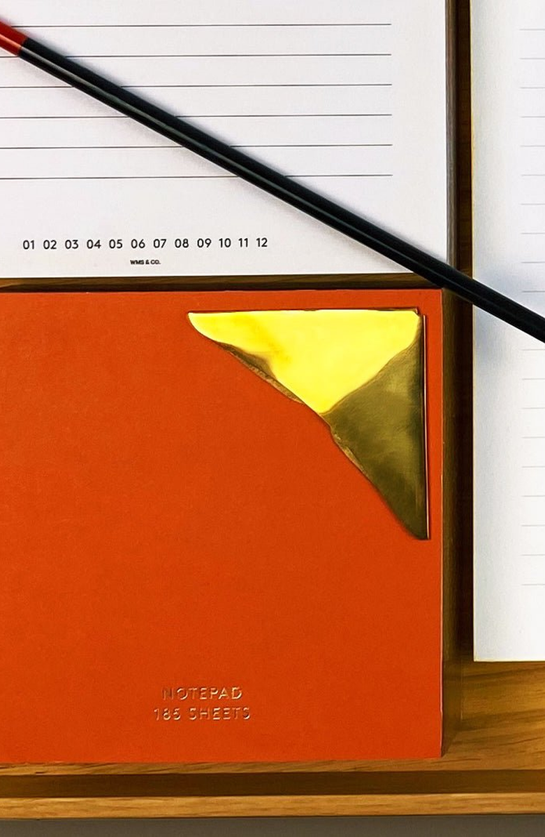 Wms&Co. Colorpads with Gold Edging, Alternate, color, 