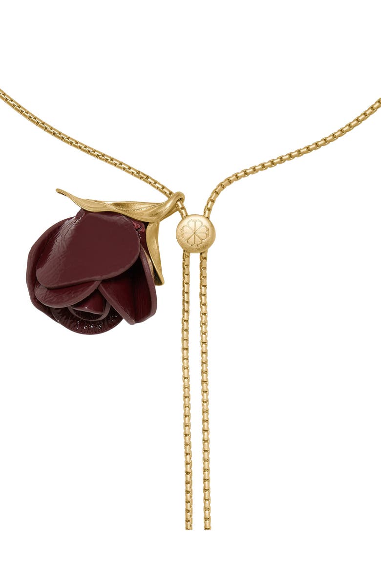 Kate Spade New York Rose Buds Y-Necklace, Alternate, color,