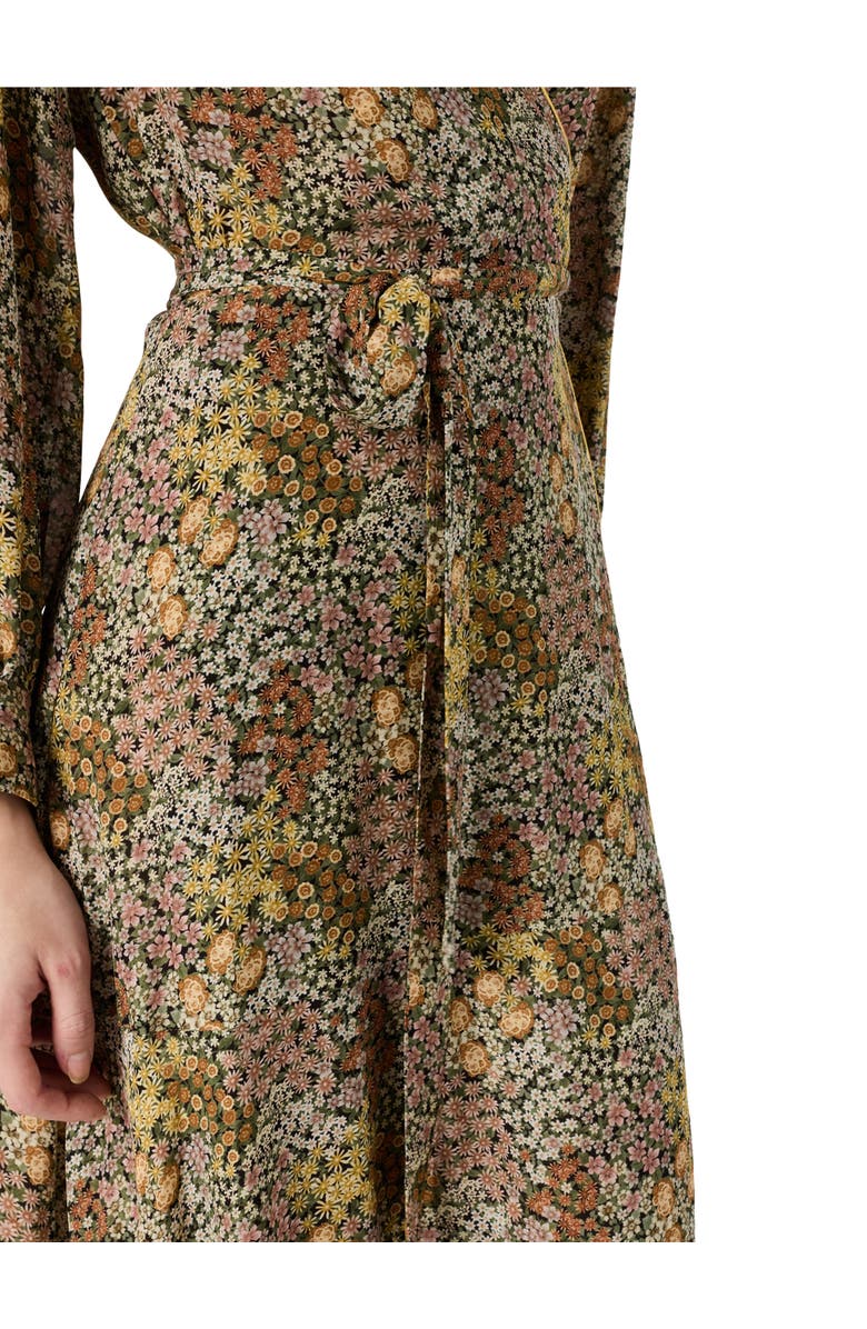 22535459 Draped Wrap Maxi Dress, Alternate, color, Pink