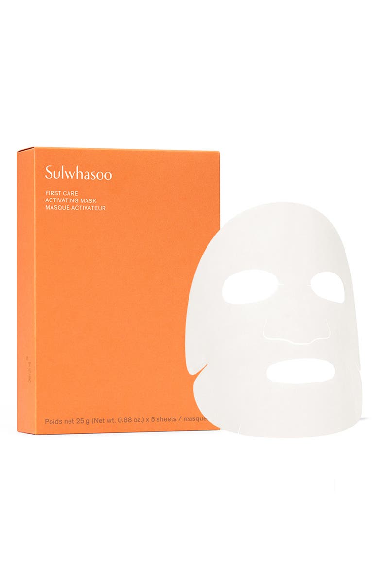 Sulwhasoo 5-Pack First Care Activating Serum Masks, Main, color,