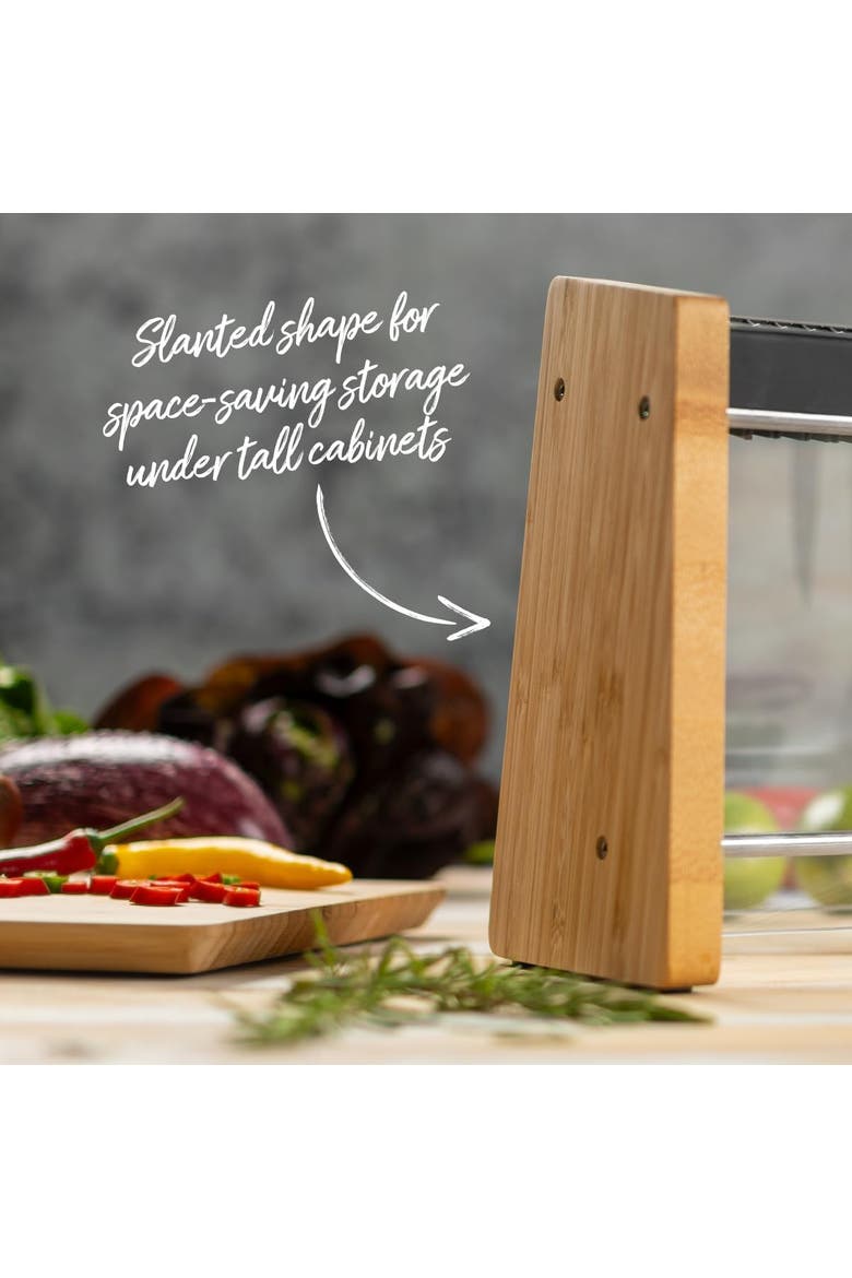 ICED Knife Block, Alternate, color, Brown