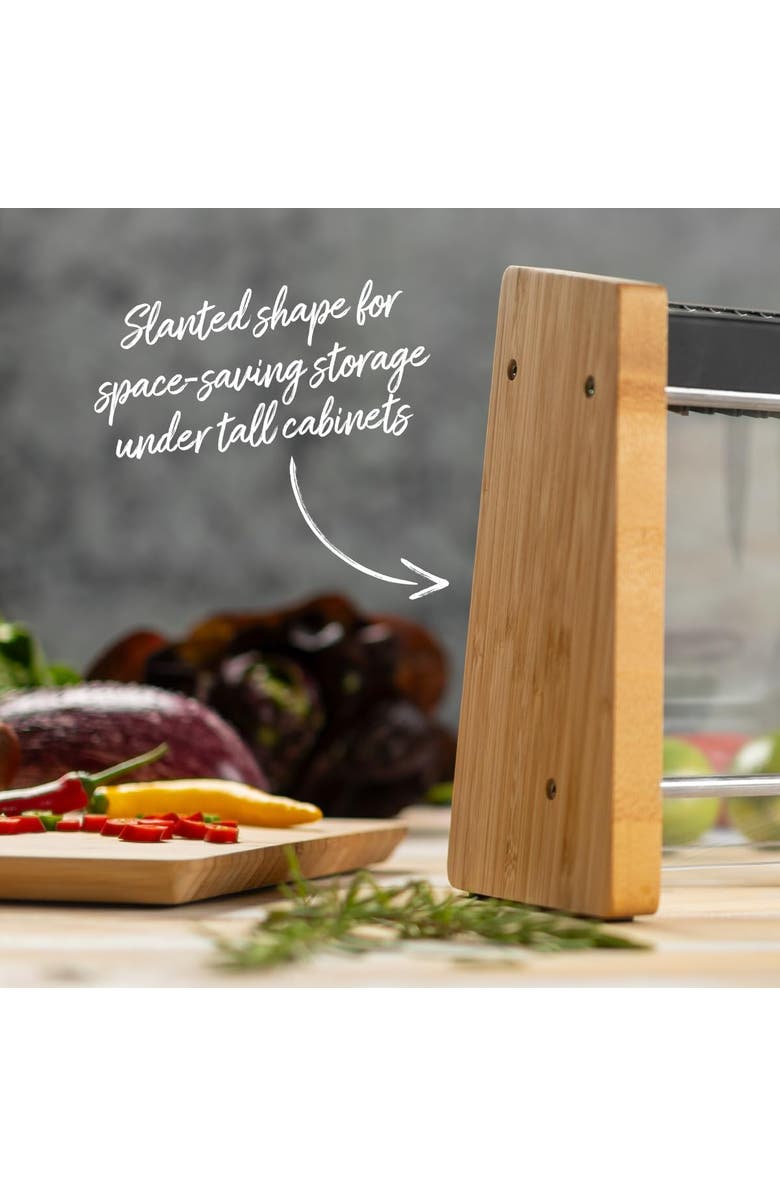 Kuhn Rikon ICED Knife Block, Alternate, color, Brown